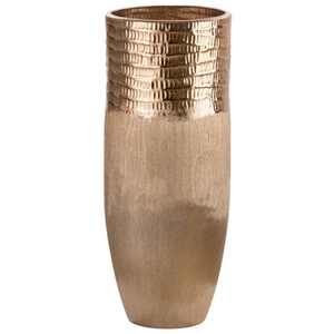 Jarrón de Metal Martillado Hecho a Mano, Moderno y de Lujo, Alto, con Acabado en Cobre Antiguo, Decorativo para Flores, para Sala de Estar y Decoración de Hoteles - Product Image 4