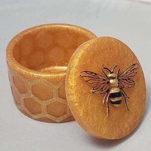 Boîte à Bijoux en Résine Florale Faite Main de Qualité Supérieure, Organisateur Décoratif pour Bijoux, Petite Boîte Cadeau Personnalisée en Résine - Product Image 4