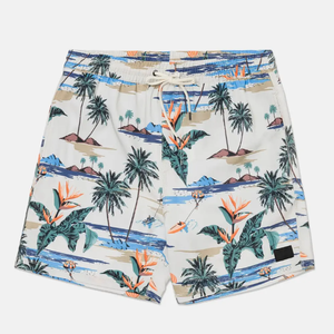 Pantalones Cortos de Playa Casuales de Algodón para Hombre al por Mayor, Rayas Blancas y Negras de Poliéster con Logotipo Personalizado, Diseño Estampado de Cintura Media - Product Image 3