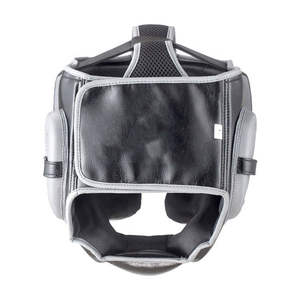 Protector de Cabeza de Boxeo Deportivo de Cuero de Calidad Personalizado, Transpirable, Ajustable, Resistente a Impactos, Protección de Seguridad - Product Image 2