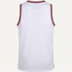 Camiseta de Baloncesto Orha Unisex Rosa con Cuello en V, Sin Mangas, de Malla, Absorbente de Humedad, Ajuste Atlético, para Todas las Temporadas, con Estampado Sublimado, para Adultos - Product Image 4