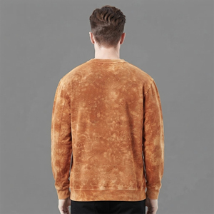 Sweat-shirts pour hommes tendance, 100% coton, qualité supérieure, col rond, surdimensionnés, lavés, logo imprimé DTF personnalisé - Product Image 6