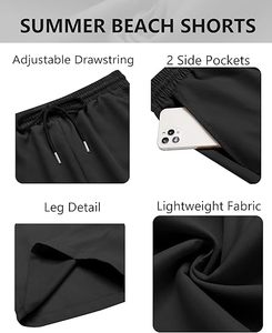 Shorts chino pour homme en coton extensible de qualité supérieure, vêtements décontractés d'été, style smart casual, logo personnalisé, fermeture à cordon sur le devant, séchage rapide - Product Image 3