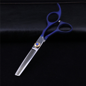 Tijeras Profesionales para Cortar Cabello Azul Plateado, Herramientas de Corte para Barberos, Tijeras para Estilistas y Peluqueros - Product Image 5