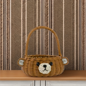 Cesta de Almacenamiento de Ratán Natural Linda y Artesanal de Sisu para Decoración del Hogar - Almacenamiento de Dulces y Chocolate - Product Image 1