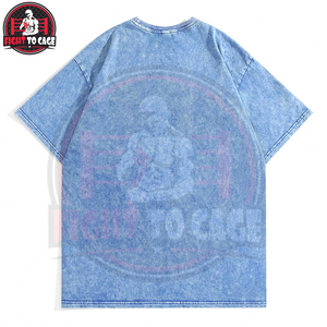 Camisetas personalizadas para hombre con lavado ácido, corte ajustado, elegantes, de manga corta, de algodón, para uso diario en negocios y promocional. - Product Image 2