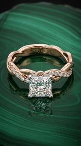 <b>925</b> <b>silver</b> <b>rings</b> moissanite - Product Image 3