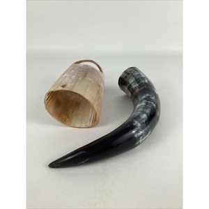 American Style Buffalo Horn Drinking Horn Stand-Eco-Friendly <b>Disposable</b> Large Capacity for Wine Business Gifts Camping Use - Product Image 4