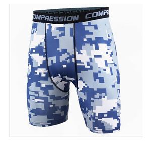 Shorts de compression taille haute à imprimé floral pour hommes, séchage rapide, en Spandex et Polyester, longueur courte, décontractés, taille élastique - Product Image 3