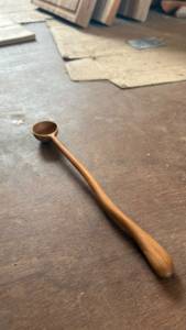 Cuchara de Servir de Madera Estilo Bohemio, Mango Largo Chapado en Oro, Acabado Espejo, Ecológica, Resistente al Calor, Duradera, Hecha a Mano para Cocina - Product Image 2