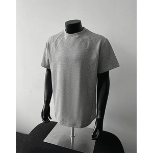 T-shirt homme vintage style américain, coupe ample, épaules structurées, marque tendance, manches courtes, haute qualité - Product Image 5