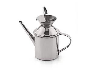 Verseuse à huile en acier inoxydable de qualité professionnelle avec bec verseur à débit contrôlé pour huile d'olive, ustensiles de cuisine - Product Image 2