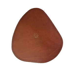 Set de table en cuir véritable, set de table en cuir végétalien, set de table irrégulier, écologique, imperméable, pour table de luxe - Product Image 1