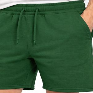 Ensemble court en molleton tricoté gris pour homme, ultra-doux, 100 % coton, avec cordon de serrage réglable, coupe décontractée, chaud et confortable - Product Image 5