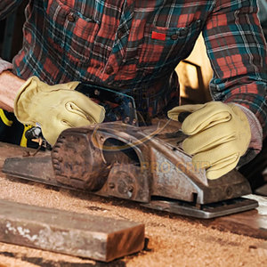 Guantes Profesionales de Cuero para Trabajo Pesado con Cuero de Calidad y Diseño Práctico - Product Image 3