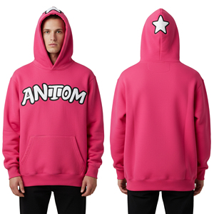 Sweat à capuche oversize premium pour homme, hiver, impression numérique, logo personnalisé, OEM/ODM, MOQ 10 pièces - Product Image 5