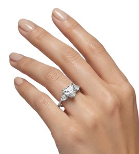 Heart & Pear Cut Lab Created <b>Diamond</b> Engagement <b>Ring</b> Three Stone <b>Diamond</b> <b>Ring</b> Elegant 10K 14K 18K Solid Gold Bridal Set Jewelry - Product Image 5