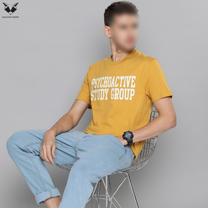 เสื้อยืดผู้ชายผ้าฝ้ายแท้ 100% ขายส่ง เสื้อยืดแฟชั่นไซส์ใหญ่รุ่นใหม่ล่าสุด เสื้อยืดลำลอง สกรีนโลโก้ตามสั่ง เสื้อยืดทำมือ - Product Image 2