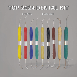Popular Denticent Implants Dental Composite Resin Filling Instrument Kit CE Certified Class I Manual Ergonomic Grip 1 Year - Product Image 6