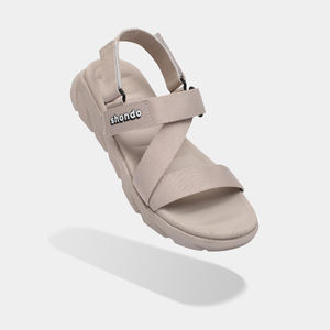 Sandalias Marrones con Tiras Cruzadas, Punta Abierta, Cierre de Gancho y Bucle, Correa de Talón Extraíble, Secado Rápido, Ligeras - Product Image 1