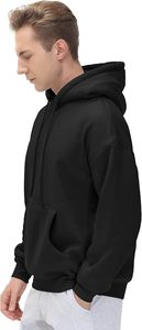 Sweat à capuche oversize premium ultra-doux 100% coton tricoté, coupe décontractée, chaleur confortable, rehaussez votre style, look tendance et élégant - Product Image 4