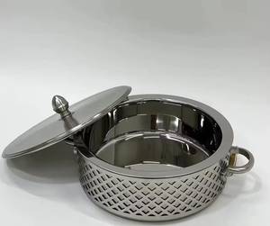 Olla para calentar comida tipo cacerola, de malla perforada, color negro mate, con asas laterales - Product Image 4