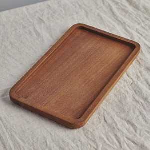 Plateau de rangement en bois rectangulaire, design bohème, finition peinte, utilisation sur table, un seul niveau, facile à nettoyer, plateau de service personnalisé - Product Image 4