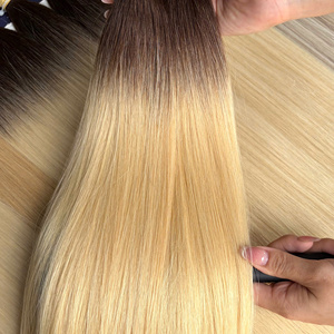 Extensiones de Cabello con Punta Plana al por Mayor, Textura de Cabello Liso/Ondulado/Rizado, Personalizadas, de Alta Calidad, Precio al por Mayor, ¡Oferta Caliente Ahora! - Product Image 1