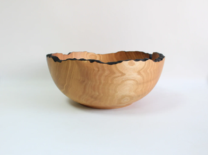 Frutero de Madera Natural de Primera Calidad, Resistente al Calor, con Borde Negro Quemado, Decorativo, Estilo Wabi - Product Image 2