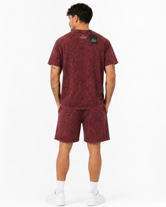New Arrival Best Fashion Men Acid Wash Sumer <b>set</b> Casual Wear High Waist Solid Color 100% Cotton Breathable Quick Dry Summerset - Product Image 6