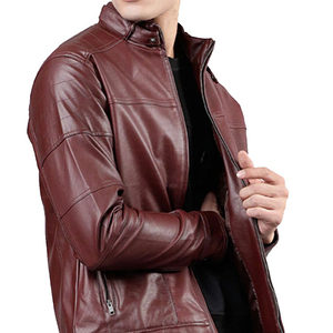 Nouvelles vestes en cuir véritable de qualité durable pour hommes, style streetwear, coupe-vent, respirantes, tendance hiver - Product Image 4