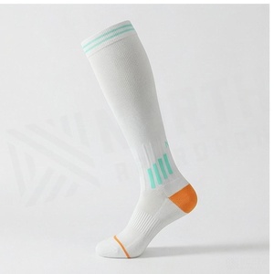 NORTH APPROACH <b>Knee</b> <b>High</b> <b>Socks</b> White Breathable Running <b>Socks</b> for Adults Summer Sport Wear - Product Image 3