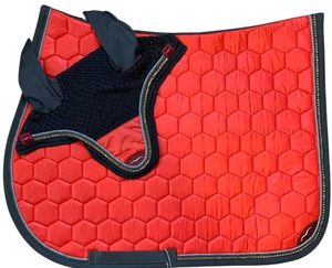 Almohadilla de Montar a Caballo Deportiva Impermeable de Color Sólido, Diseño Acolchado en Piel Sintética Morada, Personalizable - Product Image 3