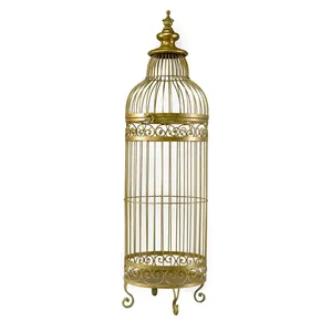 Jaula de Pájaros Metálica de Estilo Antiguo en Oferta, Adorno Decorativo para el Hogar, Centro de Mesa para Bodas y Exhibición Floral, Disponible para la Venta - Product Image 1