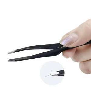 Pinzas Profesionales para Cejas con Punta Inclinada, Herramienta de Depilación de Acero Inoxidable - Product Image 5