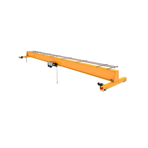 Pont roulant à double poutre pour levage de charges lourdes, capacité 50 tonnes, composant central de pompe en acier inoxydable, conception robuste de poutre en boîte - Product Image 4
