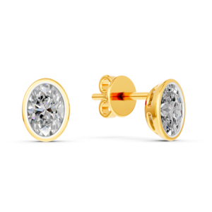 Pendientes de Oro Sólido de 9k, 14k y 18k con 1.04 ct LGD, Fabricante Ético de Joyería Fina, Venta al Por Mayor RJC ODM OEM EA502328 - Product Image 6