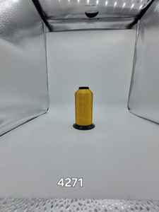 Fil Zari Métallique Argenté Premium 110D – Fil à Broderie Brillant et Durable pour Textiles et Décoration de Vêtements Ethniques SHREE VIDHATA JARI 3800m - Product Image 3