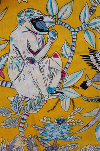 Vestido Kaftán Informal de Verano con Estampado Floral Tropical, sin Mangas, de Algodón, para Mujer, Ropa de Playa, Estilo Asia Pacífico - Product Image 5