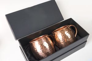 Taza Moscow Mule de Diseño Clásico Vintage, Lavable a Mano, de Cobre y Acero Inoxidable, con Tapa Ecológica ODM para Uso en Cafeterías - Product Image 5