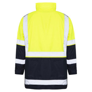 Veste de travail de sécurité haute visibilité, imperméable, ignifuge et réfléchissante, prix de gros, option de logo personnalisé - Product Image 2