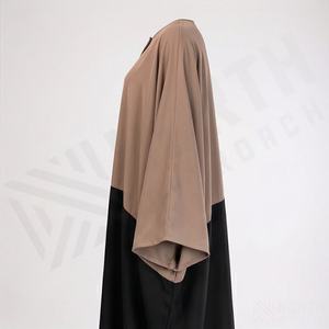 Elegante Abaya de Fiesta de Poliéster de Talla Grande, Larga hasta el Suelo, de Corte Holgado, Venta al por Mayor, Vestido Musulmán para Eventos, Estilo de Moda Modesta - Product Image 3