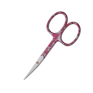 Tijeras de Manicura de Acero Inoxidable con Hoja Afilada, Mango con Diseño Rosa y Orificio Redondo, Herramienta de Cuidado de Uñas para Adultos - Product Image 6