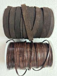 Tiras de Cordón de Cuero Genuino Natural con Acabado Encerado Ecológico para Bolsos, Prendas, Zapatos, Joyería, Collares y Pulseras Trenzados - Product Image 4