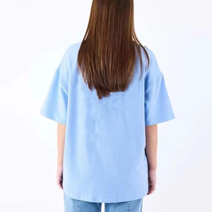 เสื้อยืดคอกลมผู้หญิงผ้าฝ้าย 100% ลดราคาพิเศษ สกรีนลายได้ตามต้องการ เป็นมิตรต่อสิ่งแวดล้อม สไตล์ลำลองใส่สบายทรงหลวม เหมาะกับหน้าร้อน แฟชั่นสตรีทแวร์ - Product Image 3