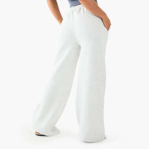 กางเกงวอร์มผู้หญิงผ้าฝ้าย 100% ทรงหลวมสุดฮิต พร้อมโลโก้พิมพ์ลายตามสั่ง สีพื้น มีกระเป๋าข้าง สำหรับฤดูหนาว - Product Image 5