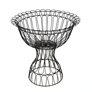 Iron <b>Mesh</b> Urns Planter With Column for Wedding Floor Centerpieces Decor High Quality Iron Handmade Urns Planter for Table Top - Product Image 2