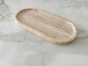 Bandeja de Servir de Resina de Travertino de Lujo, Bandeja Decorativa Hecha a Mano con Resina Epoxi para Decoración del Hogar - Product Image 2