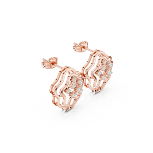 Lena Jewels 10K Rose Gold Plated <b>Stud</b> <b>Earrings</b> for <b>Girls</b> - Product Image 5