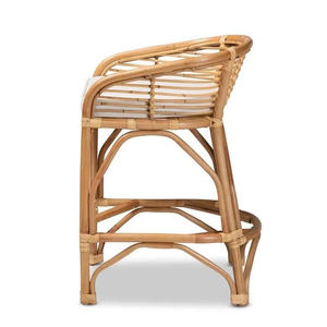 Chaise en rotin faite à la main de qualité export du Vietnam, mobilier en osier naturel, solution de siège durable et écologique, chaise de salle à manger - Product Image 6